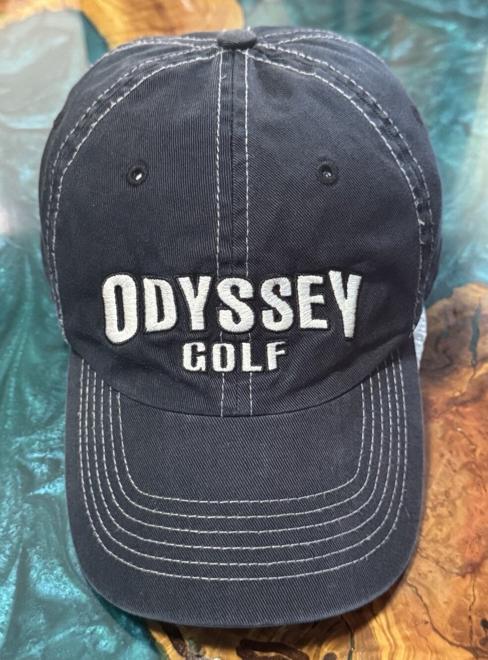 Odyssey Golf Black Adjustable Hat Cap